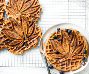Read more about the article Healthy as Shit Banana Bread Waffles